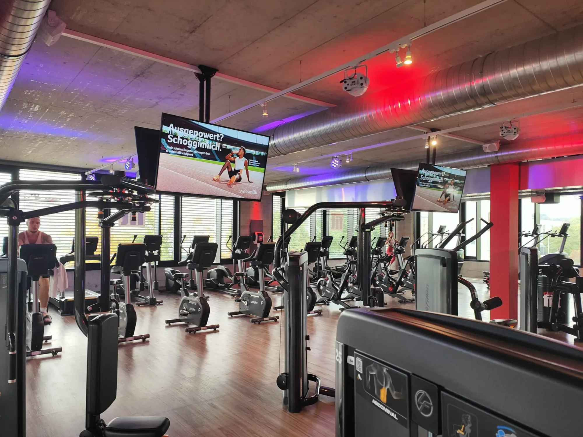 Werbenetz – DOOH · Fitnessstudios · Freizeit