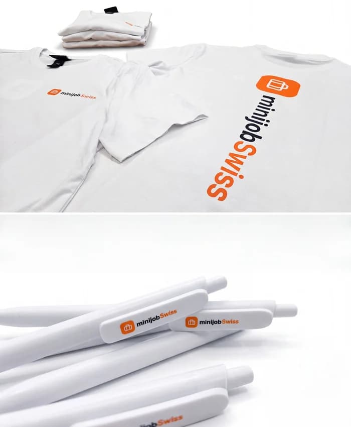 minijob Swiss, proyecto Artículos promocionales de IMAGEMEDIA