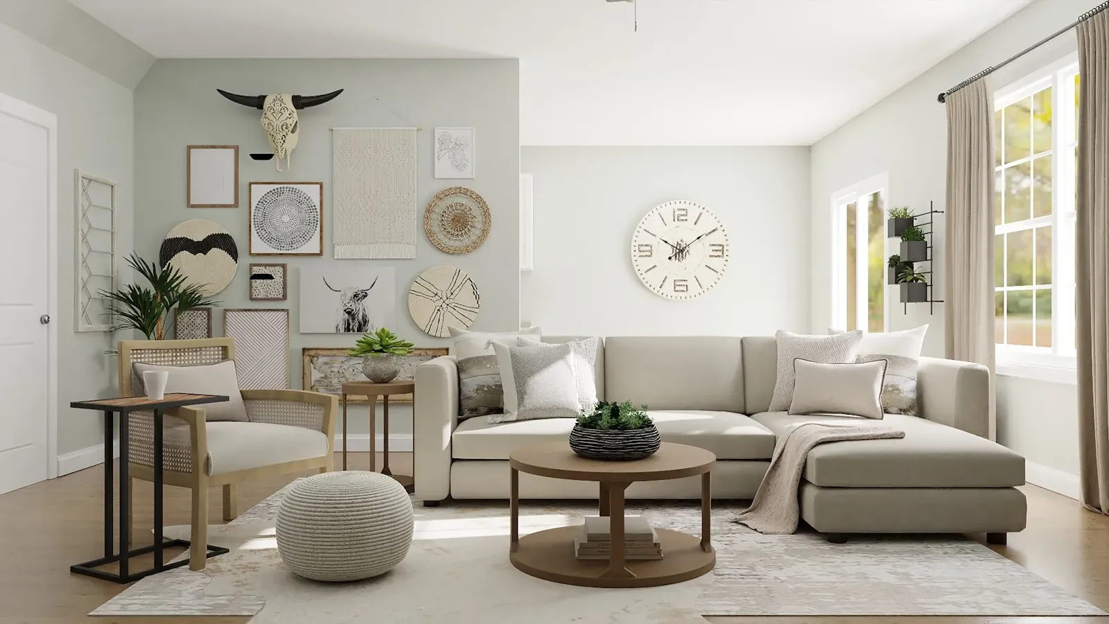 Helles Wohnzimmer