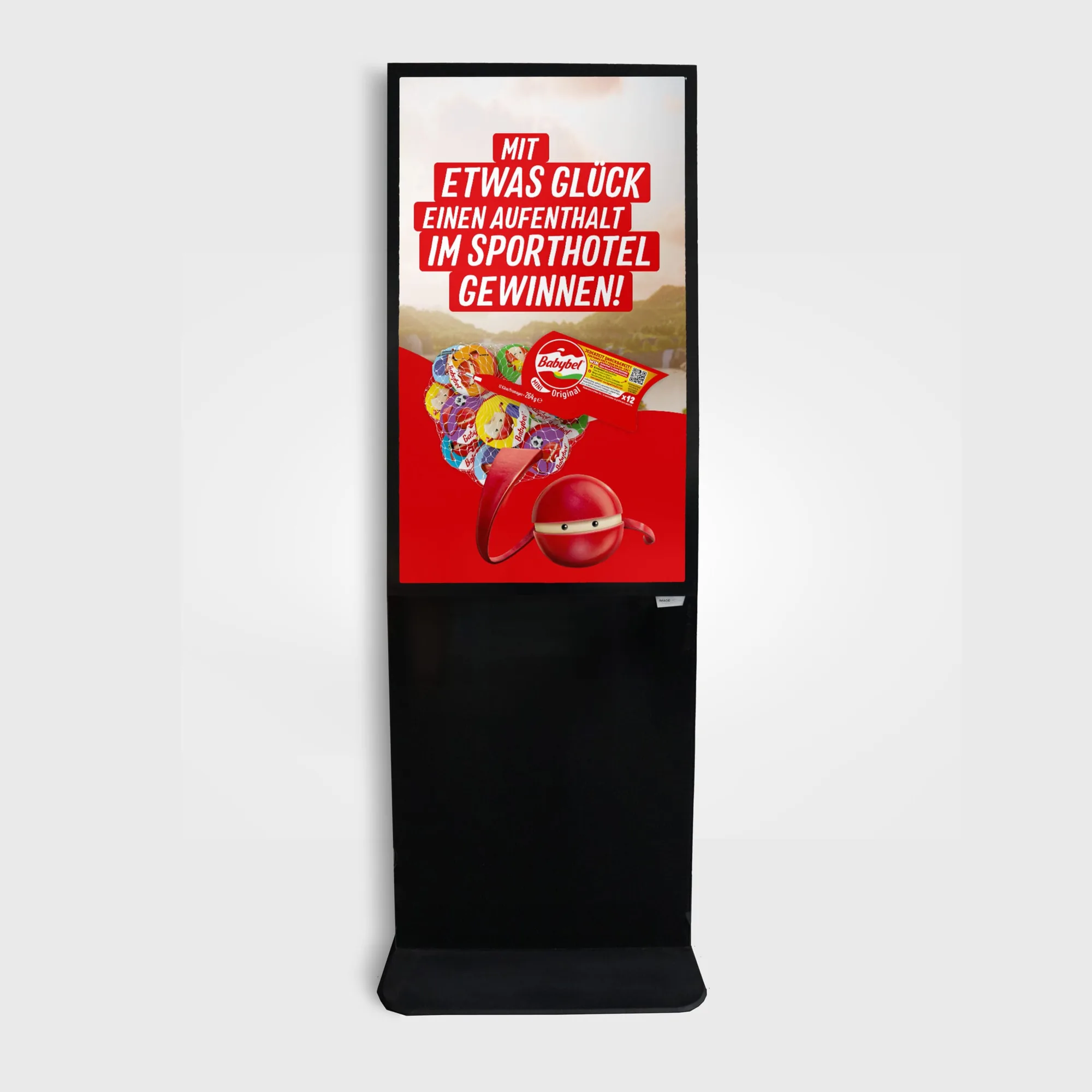 Babybel – Babybel zeigt eine Kampagne auf den digitalen Displays im IMAGEMEDIA-Werbenetz in der ganzen Schweiz.