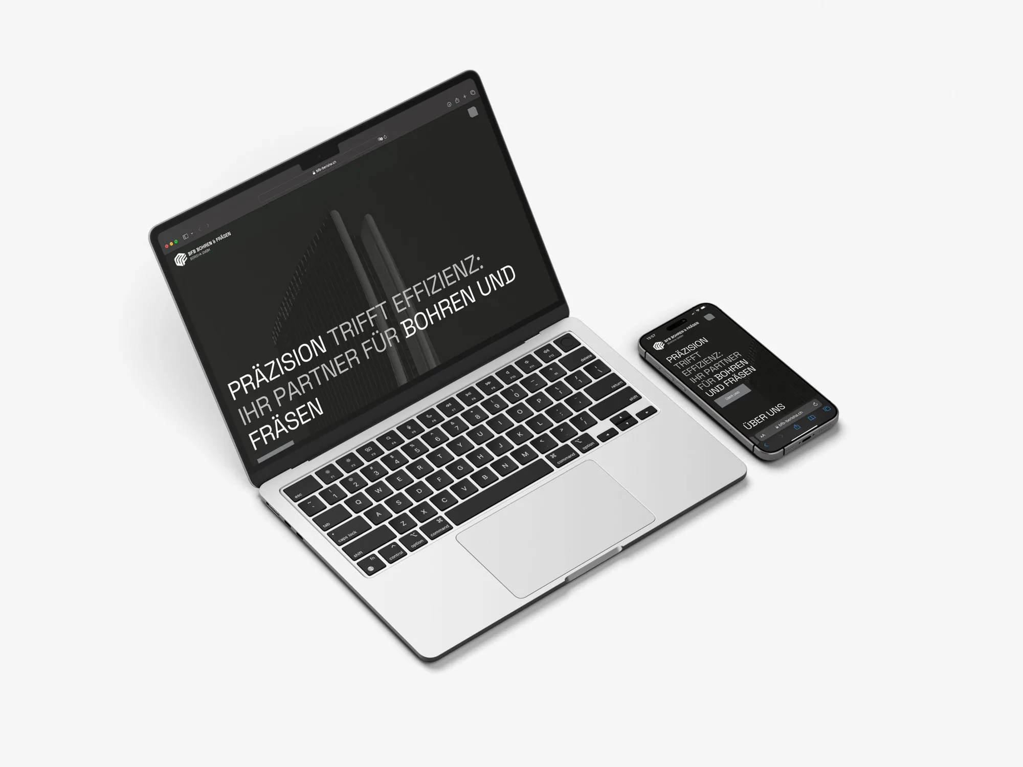 BFB Berisha GmbH – Rebranding für BFB von der Berisha GmbH: neues Logo, Corporate Design und neue Website.
