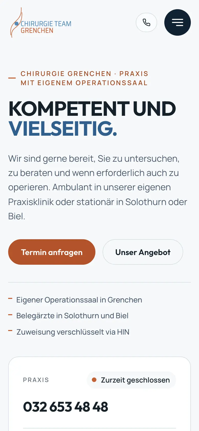 Chirurgie Team Grenchen, Handy