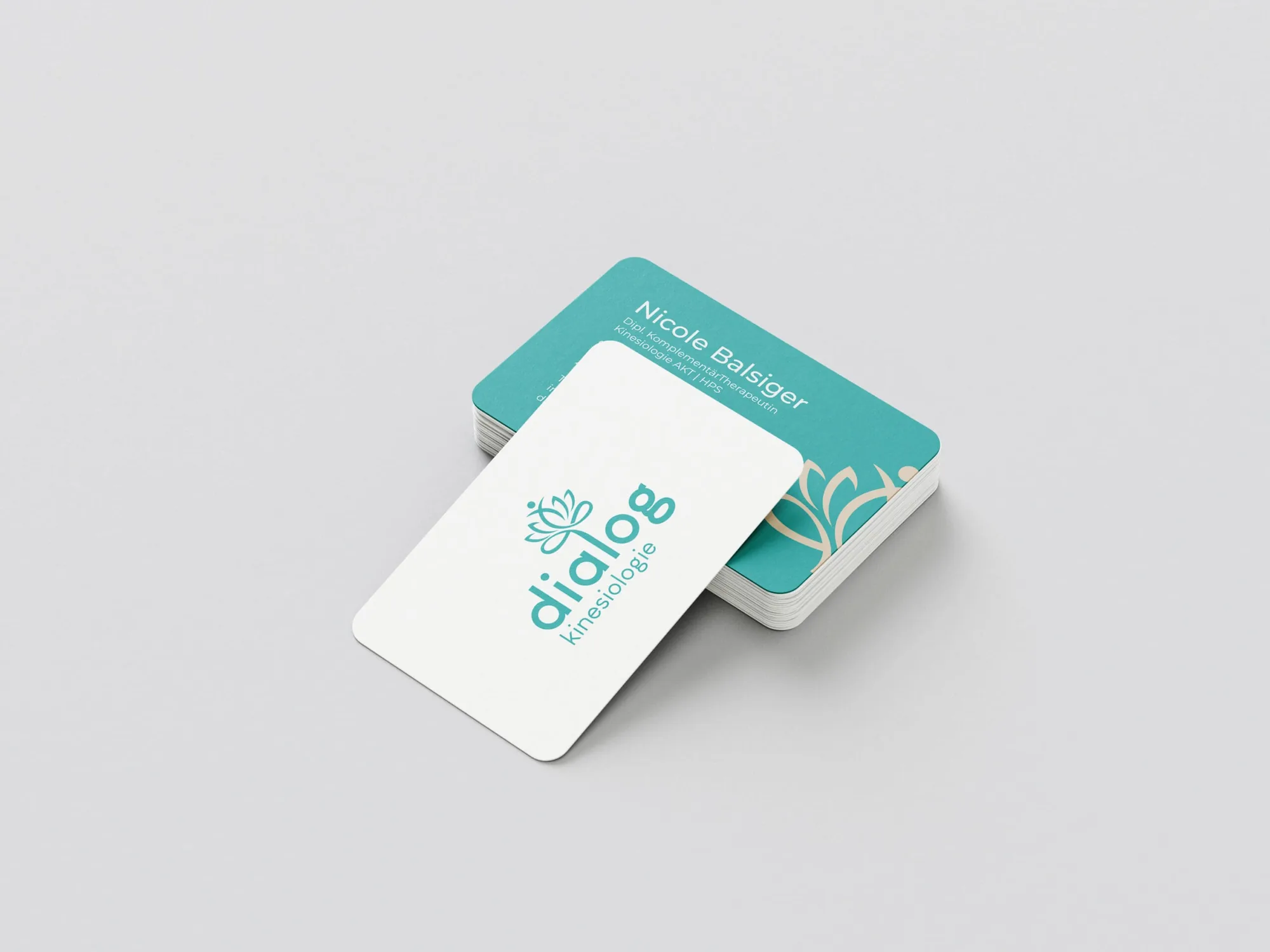 Dialog Kinesologie EZO Gesundheitszentrum GmbH – Neues Logo, neue Website und Visitenkarten für die Praxis Dialog Kinesiologie.