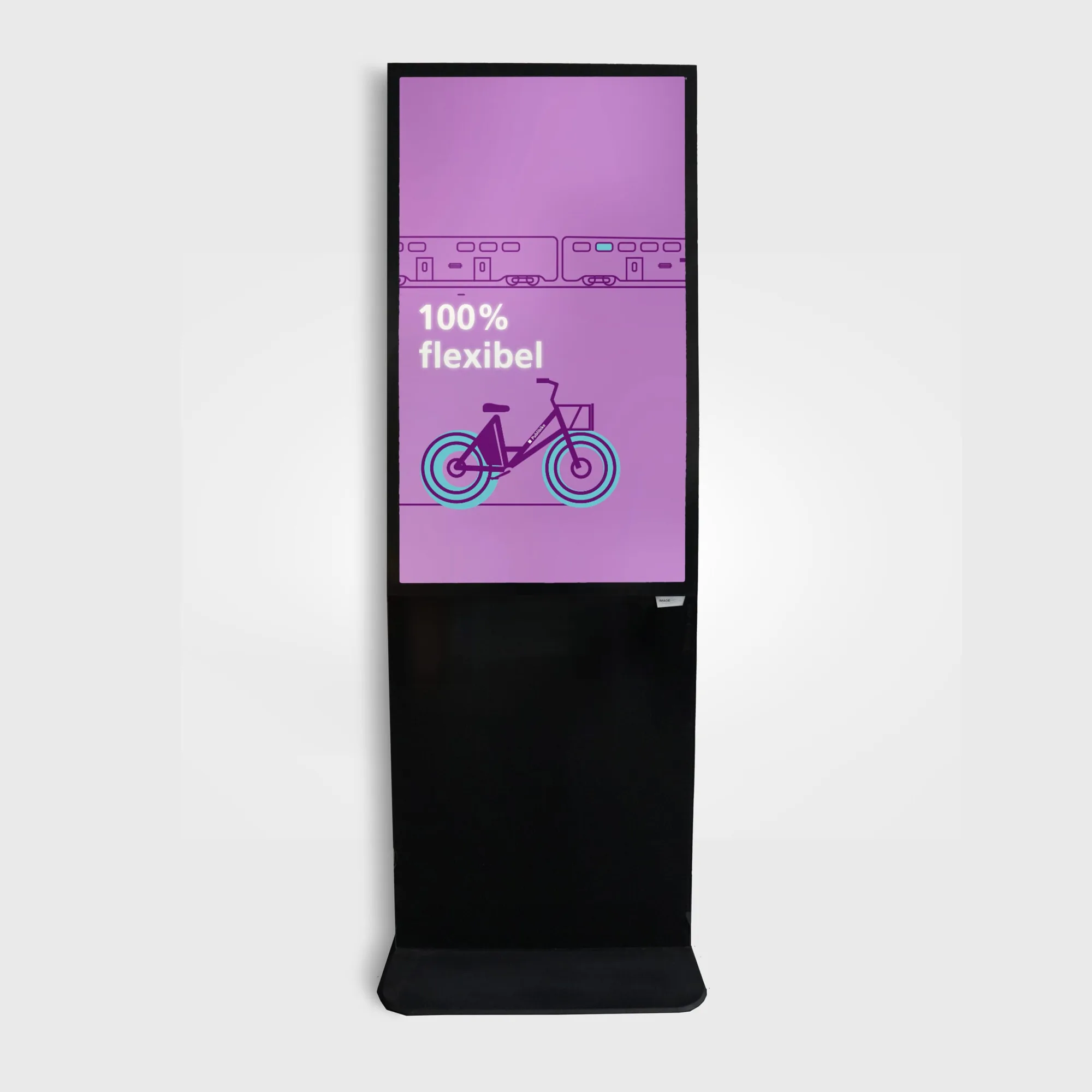 Publibike – PubliBike zeigt seine Kampagne auf den Screens unseres Werbenetzes in Fitnessstudios.