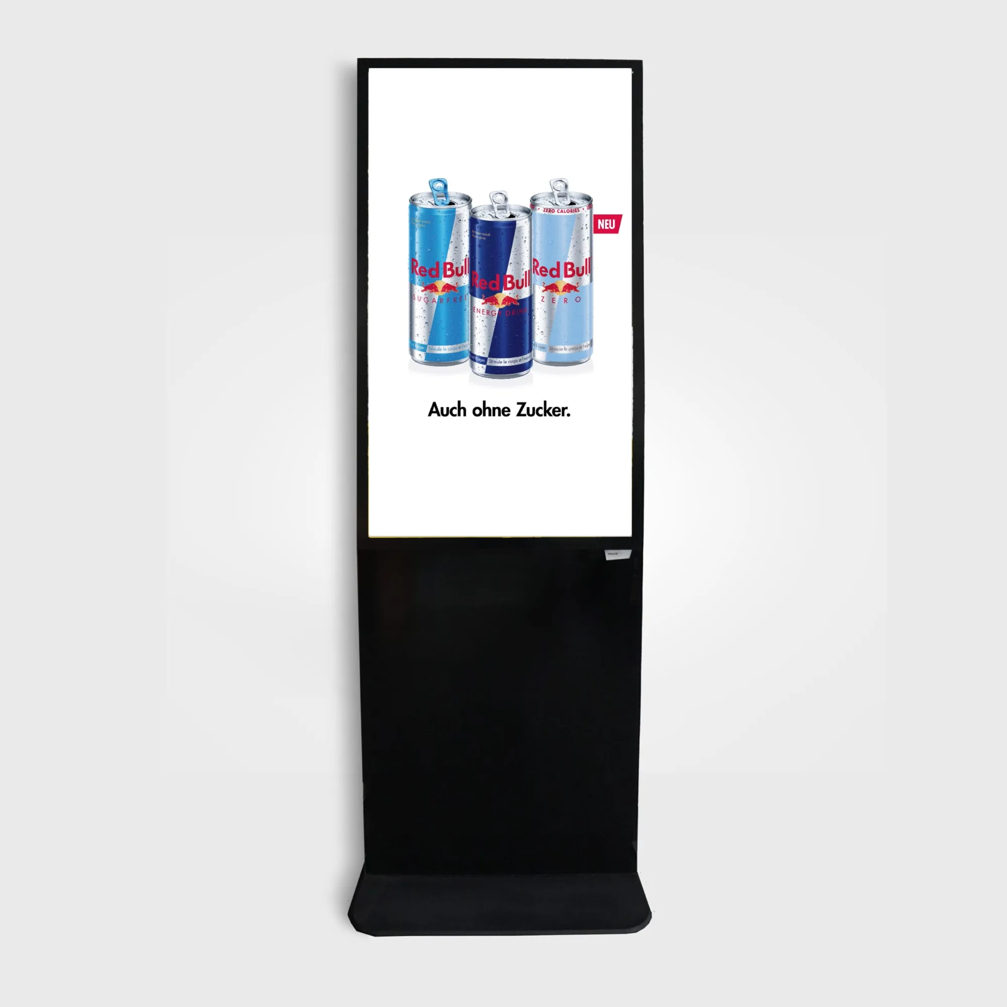 Red Bull – Red Bull zeigt eine Kampagne auf den Displays im IMAGEMEDIA-Werbenetz in Fitnessstudios.
