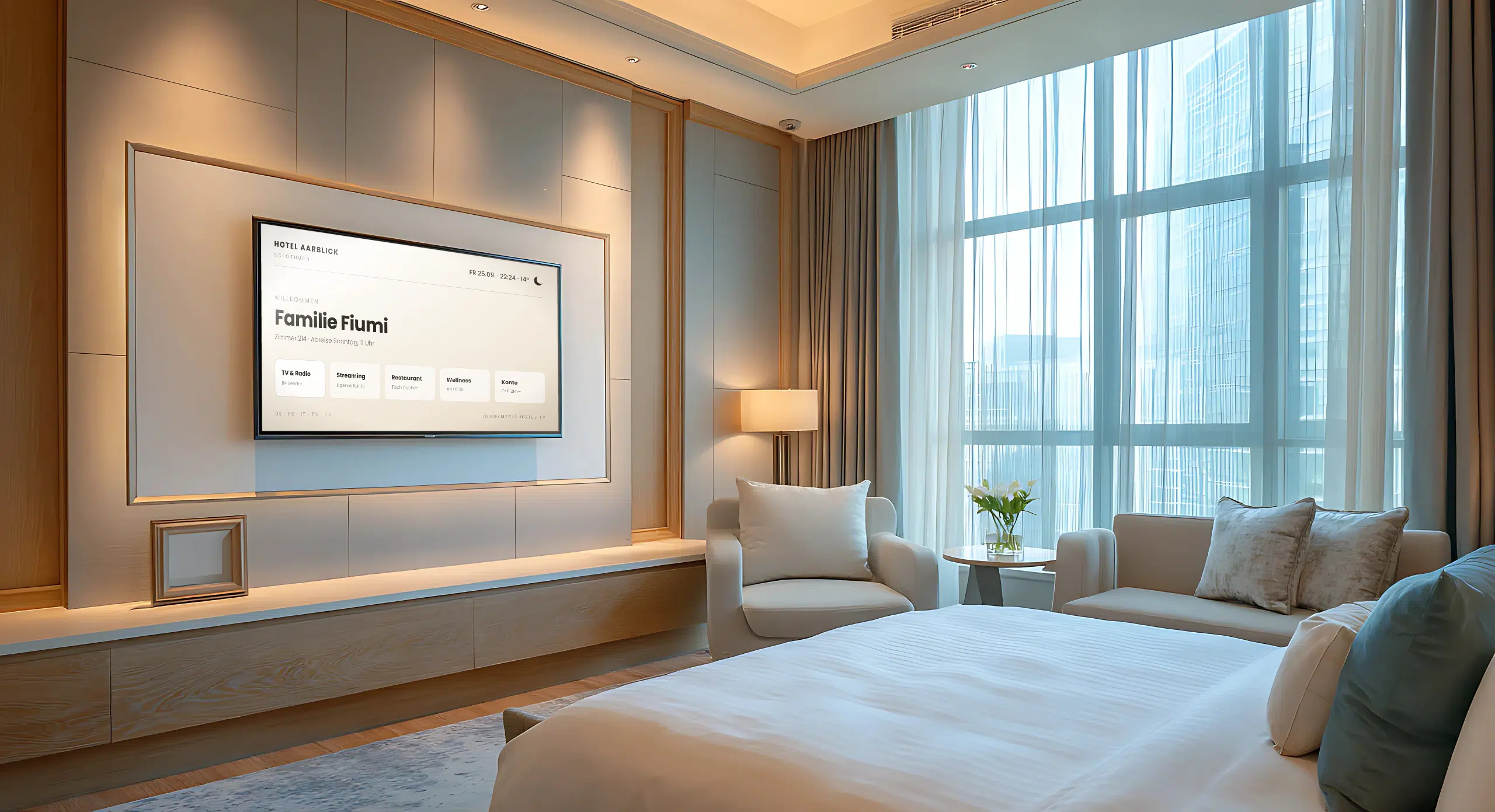 Hotel TV – Gastzimmer · Lobby · Seminar